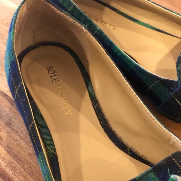 Sole Society Plaid Flats - Picture 6 of 6